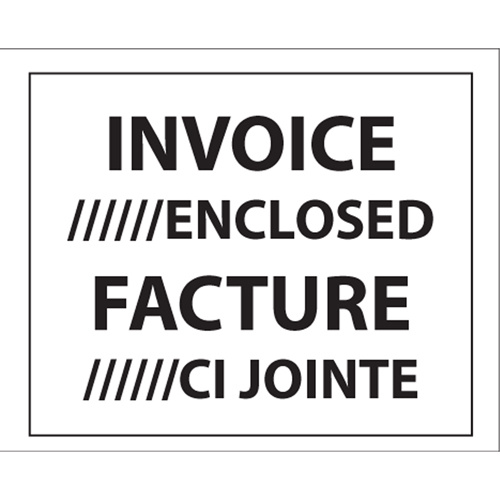 Belle-Pak FB102 Packing List Envelopes Packing List Envelopes, 4" L x 5" W, Backloading Style - Case of 1000