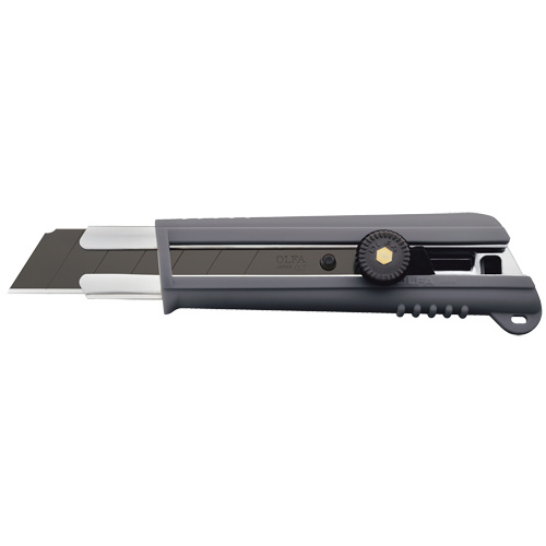 Olfa 9043 Comfort-Grip Knife Comfort-Grip Knife, 25 mm, Carbon Steel, Heavy-Duty, Rubber Handle - Each