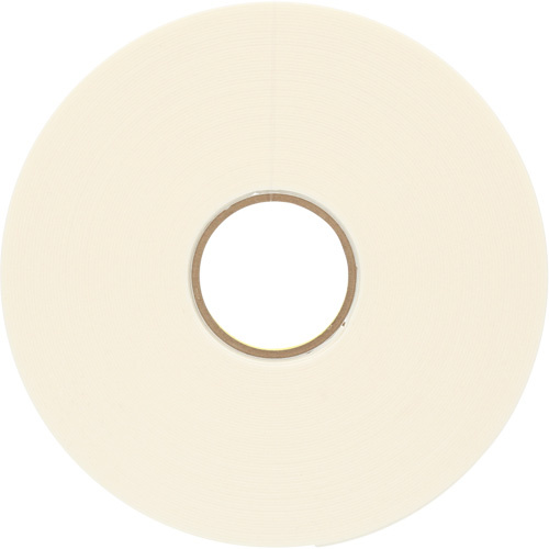 3M 4466W-1/2X36 Double Coated Polyethylene Foam Tape 4466 Double Coated Polyethylene Foam Tape 4466, 12.7 mm (1/2") W, 62 mils, Polyethylene - Roll