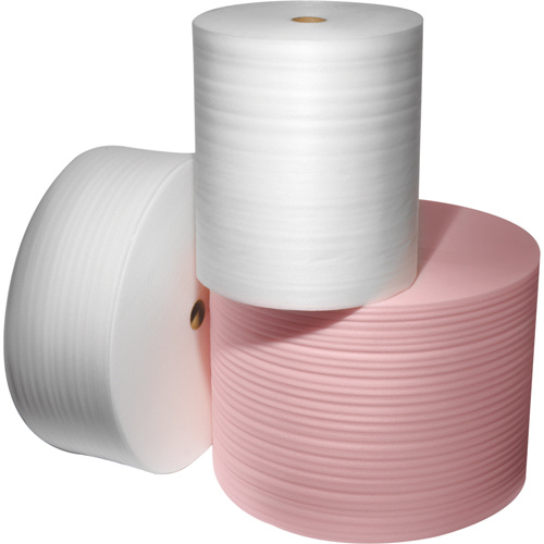 Polyair PAF1256-S18 Air Foam Roll Air Foam Roll, Regular, 1/8" Thick, 18" W x 550' L - Pack of 4