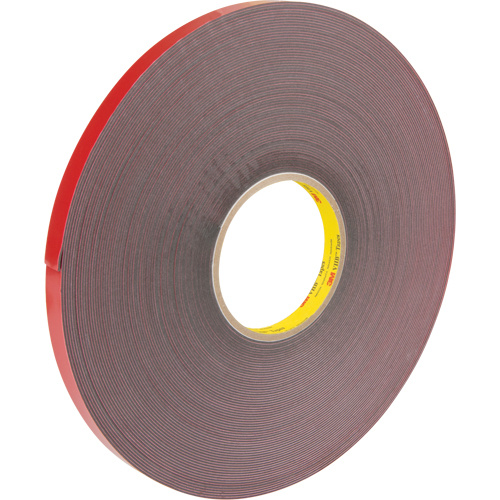 3M 4611-1/2X36 VHB Tape, 32.9 m (108') L x 12.7 mm (1/2") W, 40 mils, Acrylic-(Each)