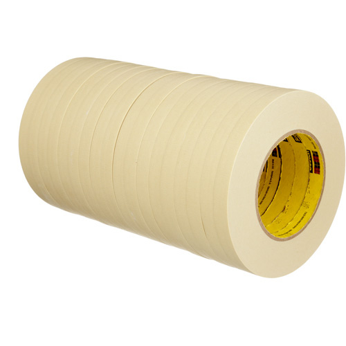 3M 231-12X55 Scotch High Performance Masking Tape 231, 12 mm (1/2") x 55 m (180'), Beige-(Roll)