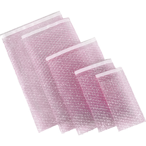 Polyair EZ4X7.5 ANTISTATIC E-Z Seal Bubble Pouches E-Z Seal Bubble Pouches, 4" W x 7.5" L - Case of 1100