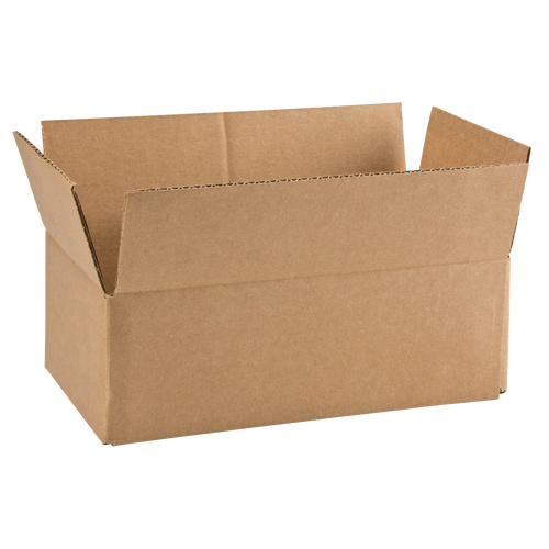Corrugated Box Corrugated Box, 12" L x 6" W x 4" H, Flute C - Each