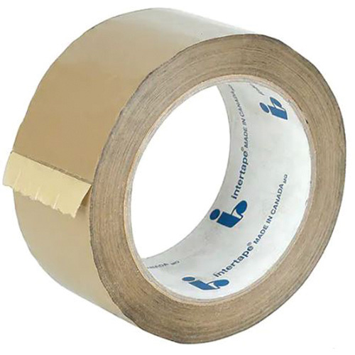 IPG F5005 Box Sealing Tape, Hot Melt Adhesive, 1.6 mils, 48 mm (1-22/25") x 50 m (164')-(Roll)