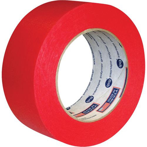 IPG PF3...79 Utility Grade Coloured Masking Tape, 18 mm (3/4") x 55 m (180'), Red-(Roll)