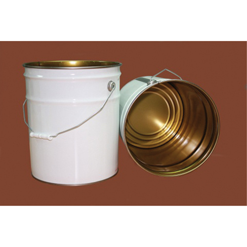 Pail with Lid, Metal, 20 L-(Each)