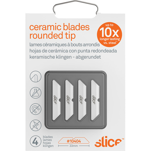 Dentec 2110404 Slice™ Box Cutter Replacement Blades Slice™ Box Cutter Replacement Blades, Single Style - Pack of 4