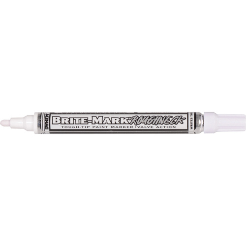 Dykem 84203 Brite-Mark® RoughNeck Marker Brite-Mark<sup>®</sup> RoughNeck Marker, Liquid, White - Each