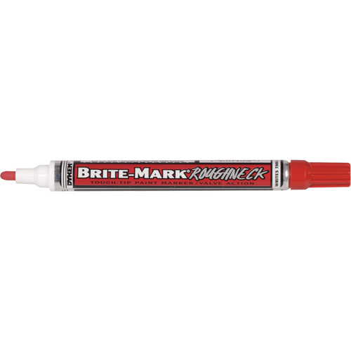 Dykem 84206 Brite-Mark® RoughNeck Marker Brite-Mark<sup>®</sup> RoughNeck Marker, Liquid, Red - Each
