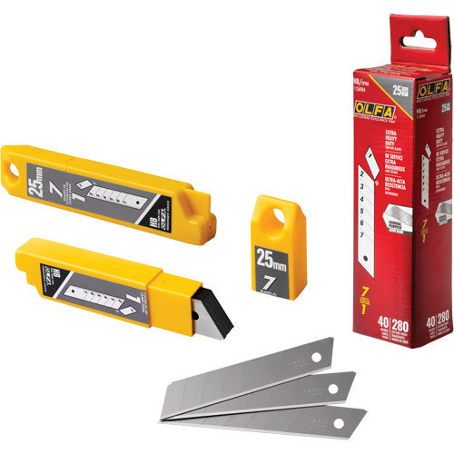 Olfa 1126904 Replacement Blade Replacement Blade, Snap-Off Style - Pack of 40