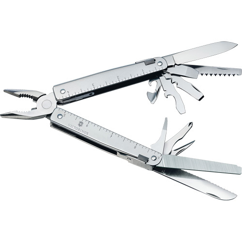 Victorinox Swiss Army 3.0323.N SwissTool Multi-Tool with Lockable Blade SwissTool Multi-Tool with Lockable Blade, Metal, Metal Handle, 155 mm L, 26 Functions, 0.7 lbs. - Each