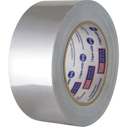 IPG ALF3000160 Silver Aluminum Foil Tape, 3 mils Thick, 25.4 mm (1") x 54.86 m (180')-(Roll)