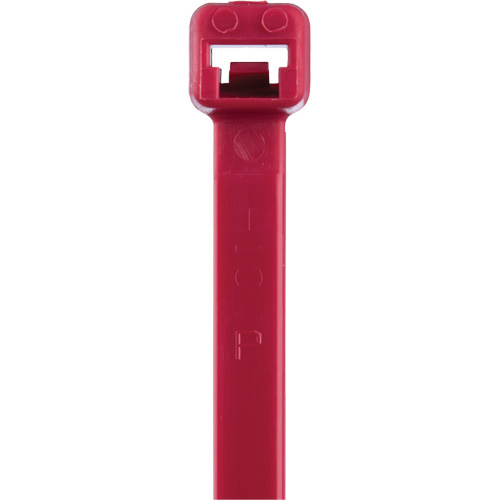 Hellermann Tyton Canada T50R2C2 T Series Cable Ties T Series Cable Ties, 8" Long, 50 lbs. Tensile Strength, Red - Pack of 100
