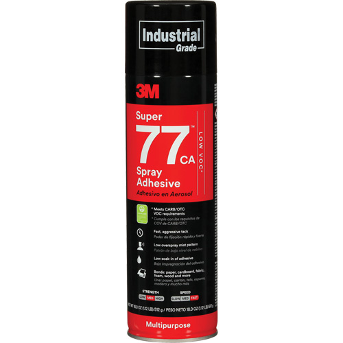 3M 7100014109 Super 77 Multi-Purpose Spray Adhesive, Aerosol Can-(Can)