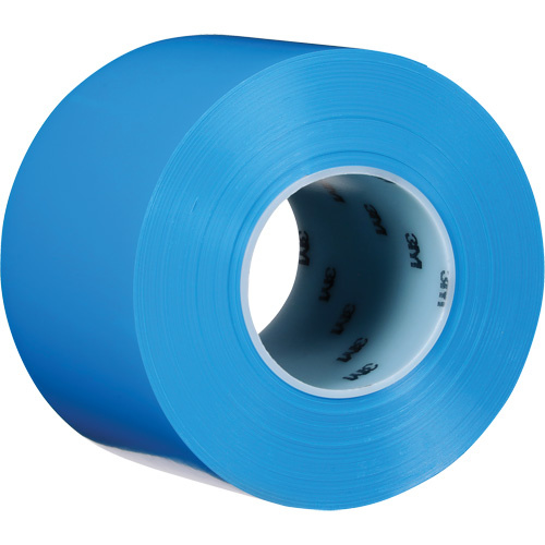 3M 971BL 4INX36YD Durable Floor Marking Tape 971 Durable Floor Marking Tape 971, 4" x 108', Vinyl, Blue - Roll
