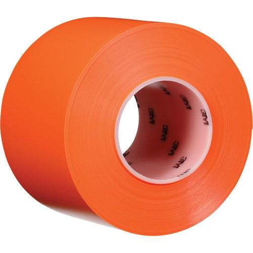 3M 971OR 4INX36YD Durable Floor Marking Tape 971 Durable Floor Marking Tape 971, 4" x 108', Vinyl, Orange - Roll