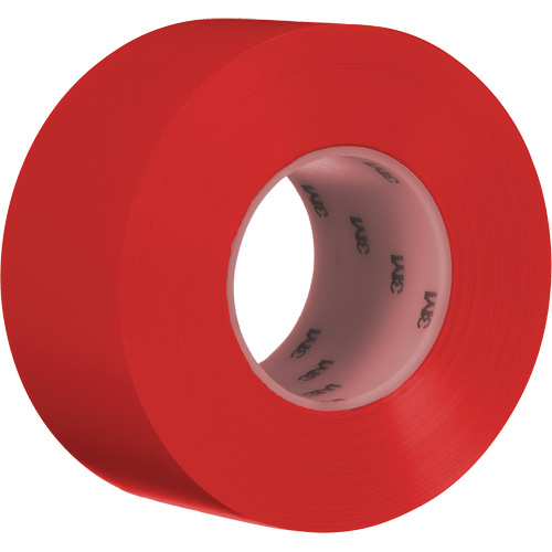 3M 971 RD 3INX36YD Durable Floor Marking Tape 971 Durable Floor Marking Tape 971, 3" x 108', Vinyl, Red - Roll