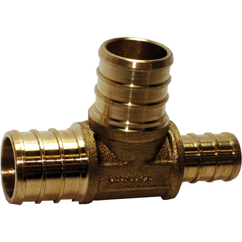 Bow Plumbing 524504 Lead-Free Tee Pipe Fitting, Brass, 1"-(Each)
