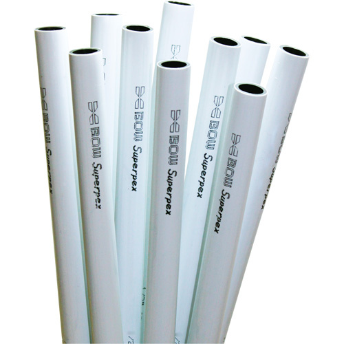Bow Plumbing 586503 Superpex Cold/Hot Water Pipe Superpex Cold/Hot Water Pipe, Plastic, 12' L x 1" Dia. - Each