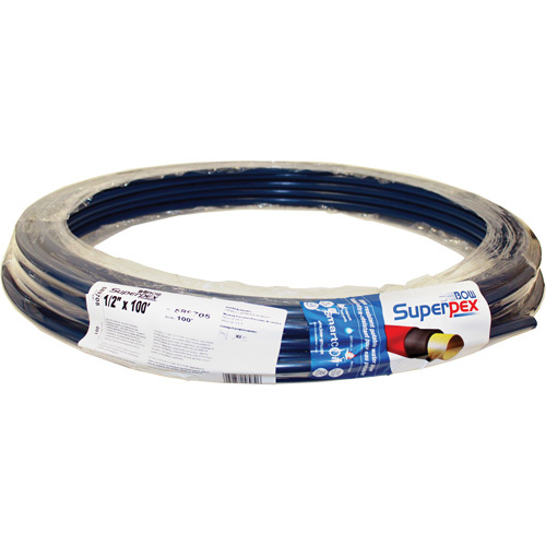 Bow Plumbing 587717 Superpex Cold Pipe, Plastic, 100' L x 1" Dia.-(Each)