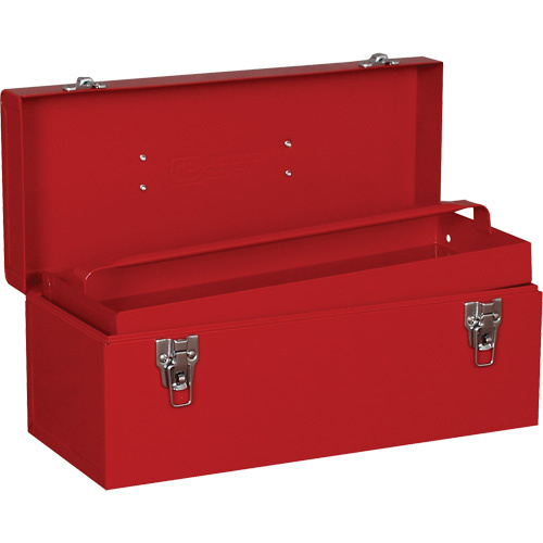 Gray Tools 9107 Utility Tool Box Utility Tool Box, 7" D x 16" W x 7-1/2" H, Red - Each
