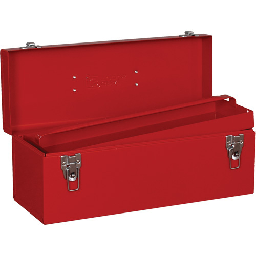 Gray Tools 9109 Tool Box Tool Box, 7-1/8" D x 19" W x 7-1/2" H, Red - Each