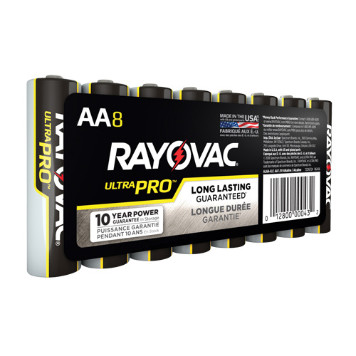 Rayovac ALAA-8 Ultra PRO™ Industrial Batteries Ultra PRO™ Industrial Batteries, AA, 1.5 V - Pack of 8
