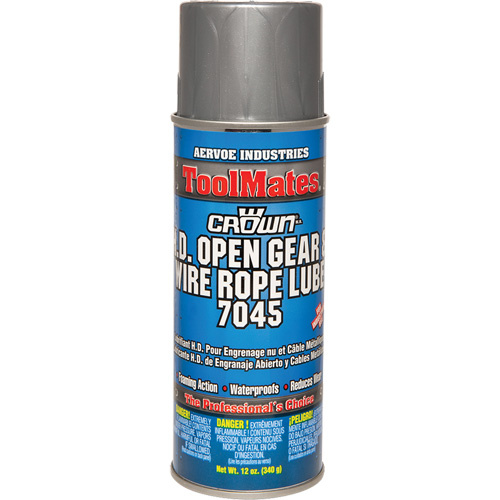 Aervoe 7045 Open Gear & Wire Rope Lubricant Open Gear & Wire Rope Lubricant, Aerosol Can - Can