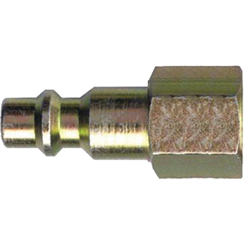 Fairview Fittings QD-INDN6-4F Automatic One-Handed Quick Disconnect, Brass, 3/8" x 1/4"-(Each)