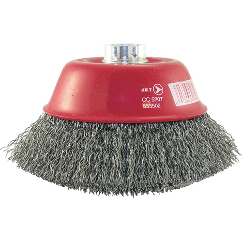JET 553502 Crimped Wire Cup Brush Steel Crimped Wire Cup Brush Steel - Each