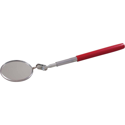 Gray Tools CF146 Inspection Mirror Inspection Mirror, Circular, 2-1/4" L x 2-1/4" W, Telescopic - Each
