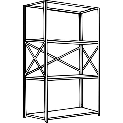 Metalware Interlok Shelving Unit (Each)-Click on options for variations & Details.