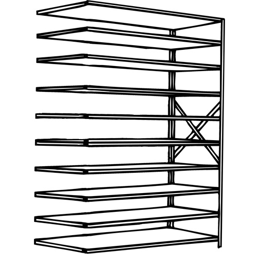 Metalware Interlok Shelving Unit (Each)-Click on options for variations & Details.