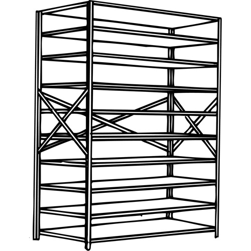 Metalware Interlok Shelving Unit (Each)-Click on options for variations & Details.
