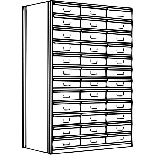 MetalwareInterlok Shelving Unit, Steel, Boltless, 800 lbs. Capacity, 36" W x 76" H x 12" D-(Each)