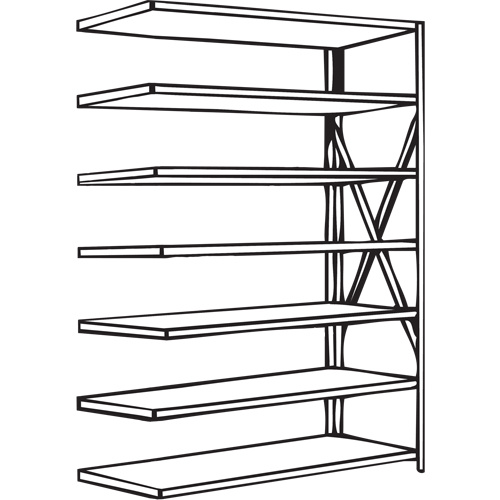 Metalware Interlok Shelving Unit  (Each)-Click on options for variations & Details.