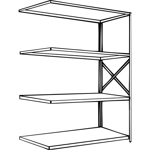 Metalware Interlok Shelving Unit  (Each)-Click on options for variations & Details.