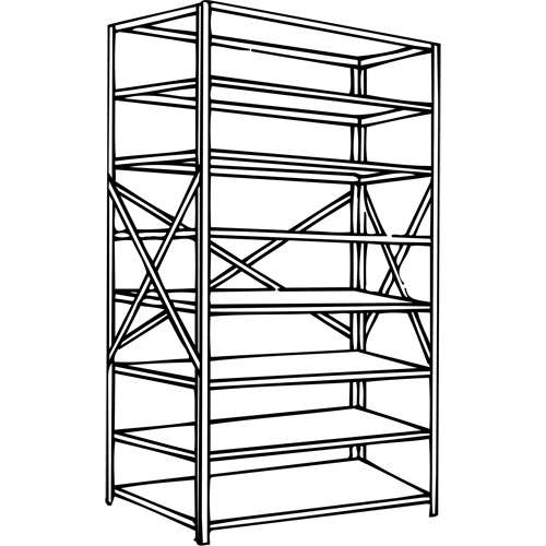 Metalware Interlok Shelving Unit (Each)-Click on options for variations & Details.