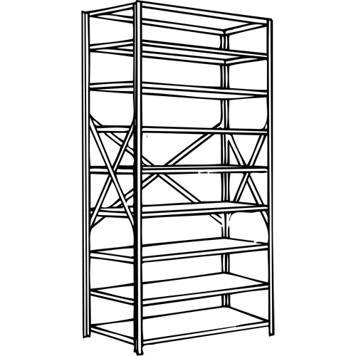 Metalware Interlok Shelving Unit  (Each)-Click on options for variations & Details.