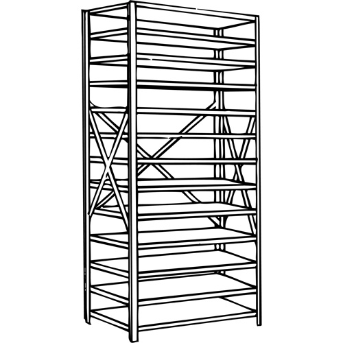 Metalware Interlok Shelving Unit  (Each)-Click on options for variations & Details.