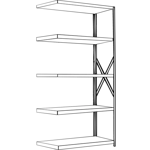 Metalware Interlok Shelving Unit  (Each)-Click on options for variations & Details.