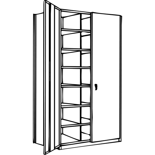 Metalware Interlok Shelving Unit  (Each)-Click on options for variations & Details.