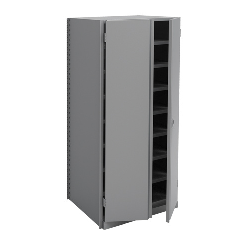 MetalwareInterlok Shelving Unit, Steel, Boltless, 800 lbs. Capacity, 36" W x 76" H x 24" D-(Each)