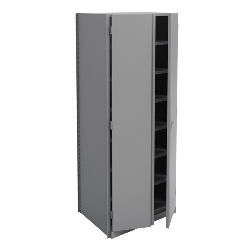 MetalwareInterlok Shelving Unit, Steel, Boltless, 800 lbs. Capacity, 36" W x 88" H x 24" D-(Each)