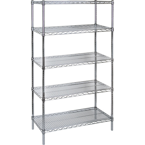 KLETON Heavy-Duty Chromate Wire Shelving  (Each)-Click on options for variations & Details.