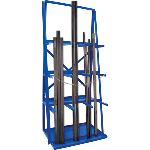 KLETON Bar Storage Rack Bar Storage Rack, Vertical, 3 Levels, 36" W x 24" D x 84" H, 3000 lbs. Cap. - Each