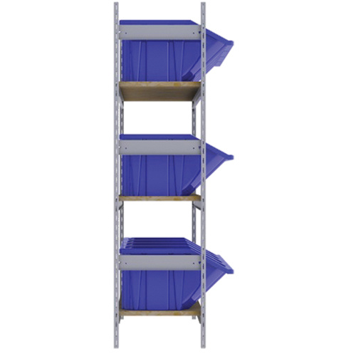 KLETON Wide Span Shelving with Jumbo Plastic Bins (Each)-Click on options for variations & Details.