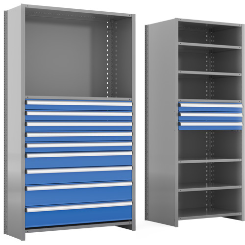 Metalware Interlok Integrated Modular Drawer System  (Each)-Click on options for variations & Details.