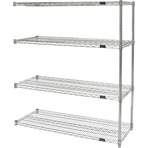 KLETON Heavy-Duty Chromate Wire Shelving  (Each)-Click on options for variations & Details.